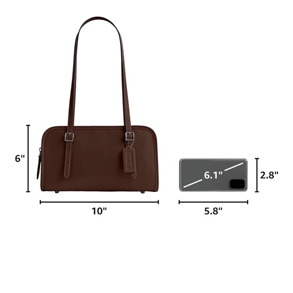 Coach Swing Zip Shoulder Bag - Picture 6 of 8